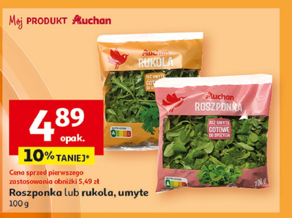 Rukola Auchan promocja w Auchan