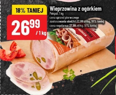 Wieprzowina z ogórkiem Pekpol promocja w POLOmarket