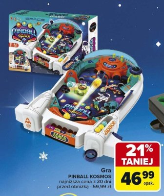 Gra PINBALL KOSMOS promocja w Carrefour