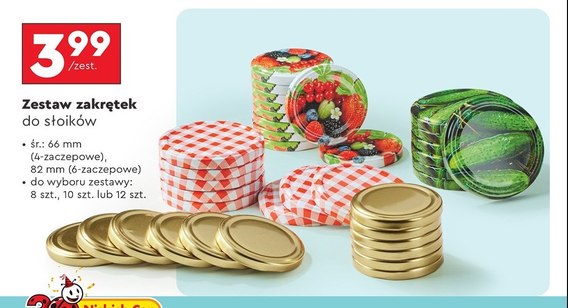 Zakrętki do słoików promocja