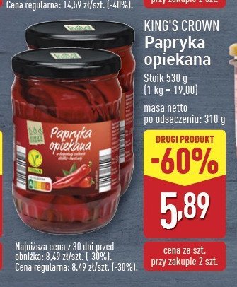 Papryka opiekana King's crown (aldi) promocja w Aldi