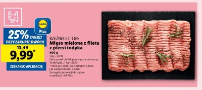 Mięso mielone z piersi indyka Rzeźnik codzienna dostawa fit life promocja
