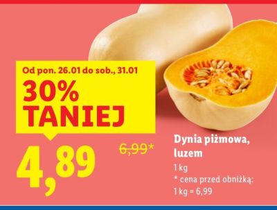 Dynia Dynia piżmowa, luzem promocja w Lidl