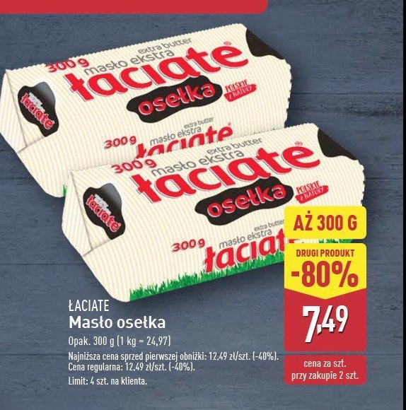Mas艂o ekstra ose艂ka 艁aciate promocja