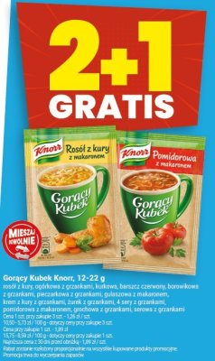 Gorący Kubek Knorr, 12-22 g promocja w Twój Market