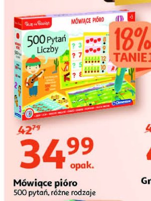Mówiące pióro 500 pytań Clementoni promocja
