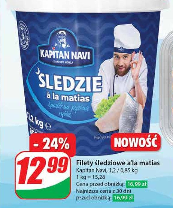 Filety śledziowe a'la matias Kapitan navi promocja