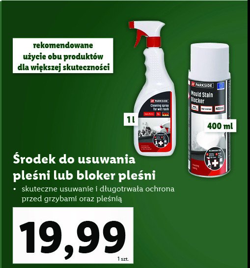 Bloker pleśni Parkside promocja