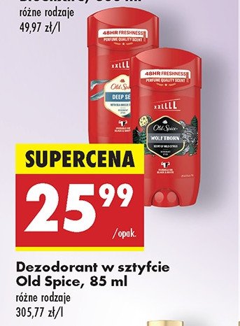 Dezodorant Old spice deep sea promocja