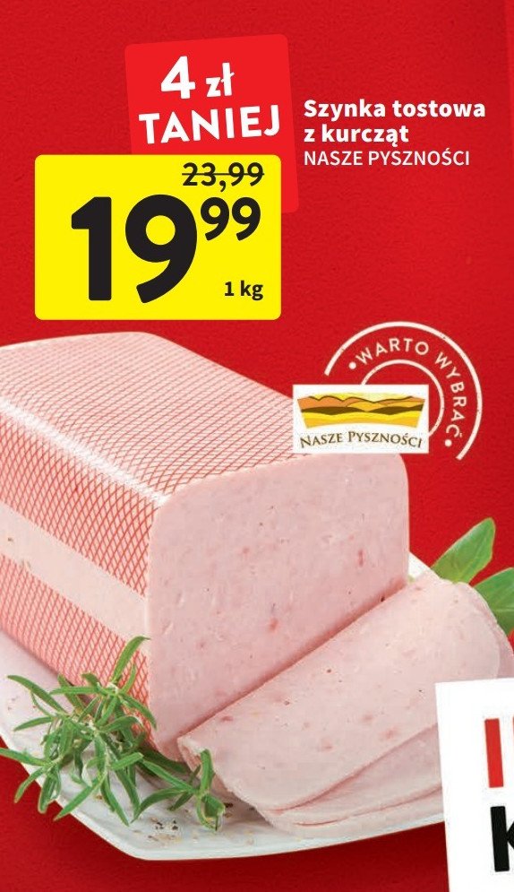 Szynka tostowa z kurcz膮t Nasze pyszno艣ci promocja