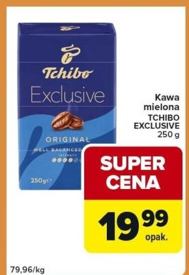 Kawa mielona TCHIBO EXCLUSIVE ORIGINAL promocja w Carrefour Express