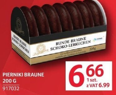 Pierniki Braune 200 g promocja w Selgros