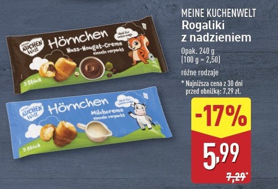 Rogaliki z nadzieniem MEINE KUCHENWELT promocja