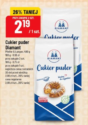 Cukier puder Diamant promocja w POLOmarket