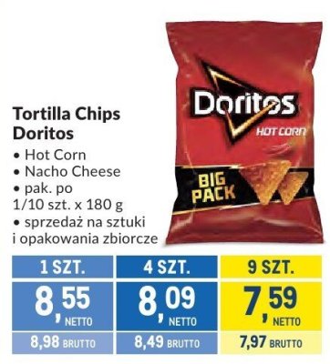 Tortilla Chips Doritos promocja w Makro