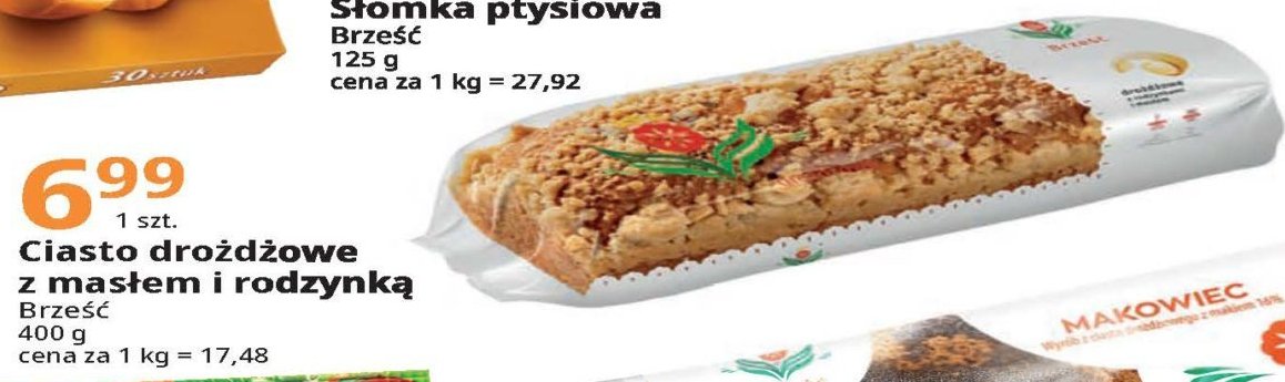 Ciasto drożdżowe z rodzynkami Brześć promocja