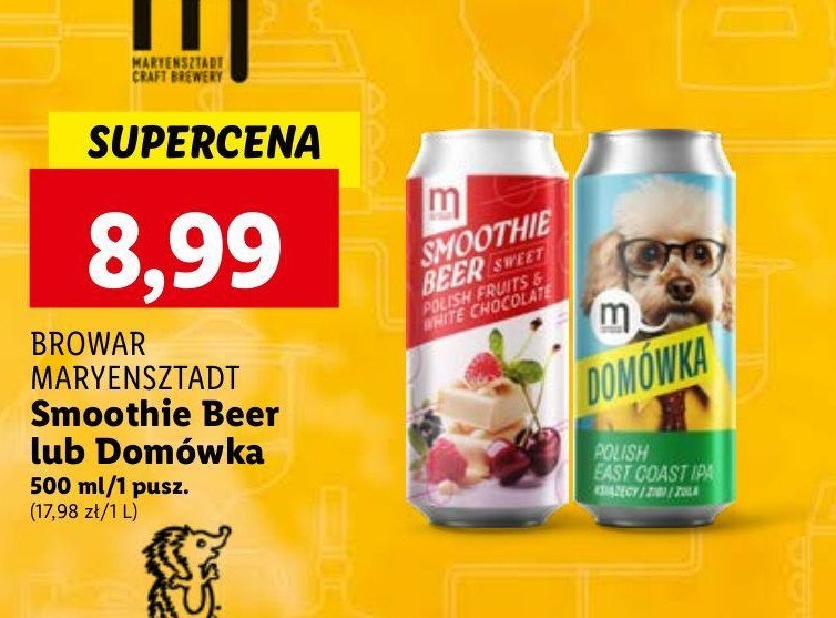Piwo Maryensztadt smoothie beer polish fruits & chocolate promocja