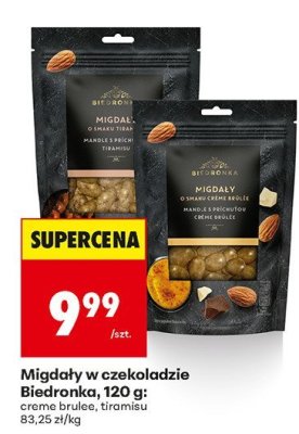 Migdały w czekoladzie creme brulee promocja w Biedronka