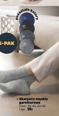 Skarpety męskie garniturowe 5-pak promocja w Netto