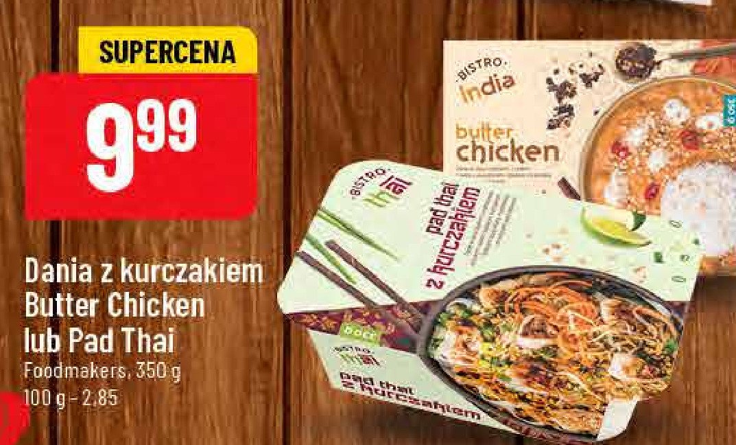 Danie pad thai BISTRO INDIA promocja