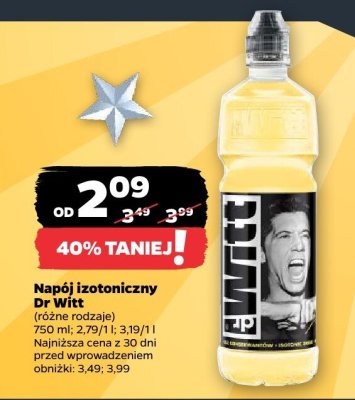 Napój izotoniczny Dr Witt promocja w Netto