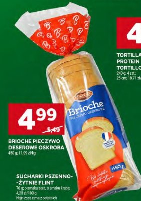 Pieczywo deser Brioche deser oskroba promocja w Stokrotka