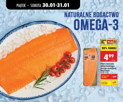 Filet z łososia atlantyckiego, porcja rodzinna, Marinero promocja w Biedronka