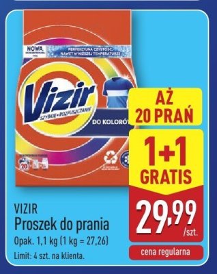 Proszek do prania 1+1 gratis promocja w Aldi