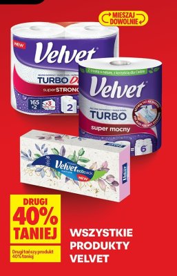 Ręcznik papierowy Velvet różne rodzaje promocja w Biedronka