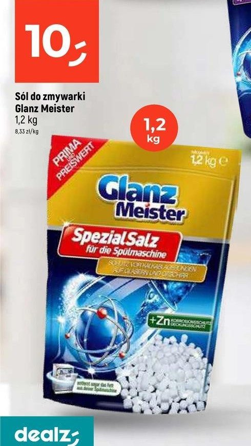 Sól do zmywarek Glanzmeister promocja