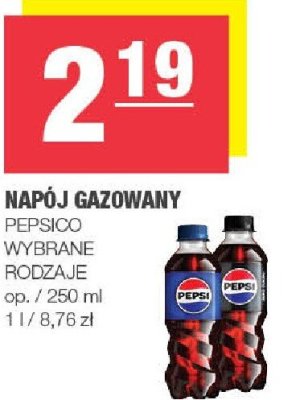 Napój gazowany Pepsi wybrane rodzaje promocja w SPAR