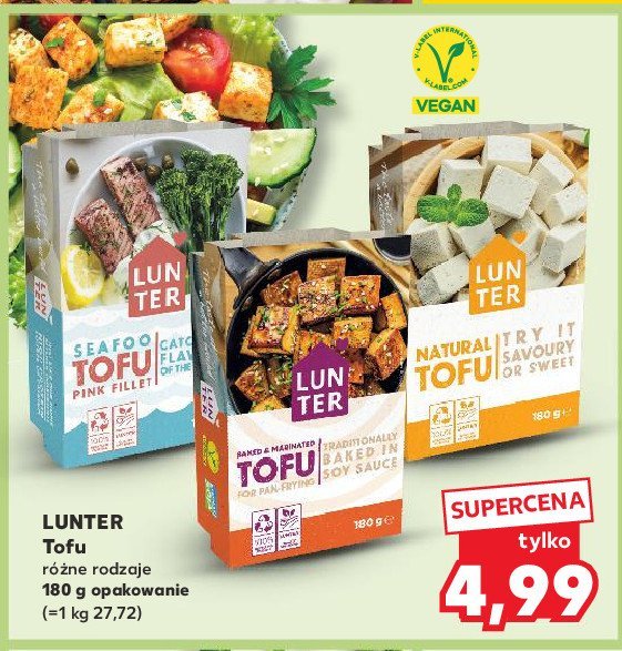 Tofu seafood Lunter promocja