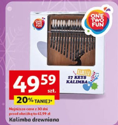 Kalimba drewniana promocja w Auchan