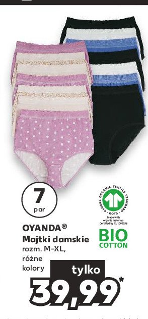Majtki damskie m-xl Oyanda promocja