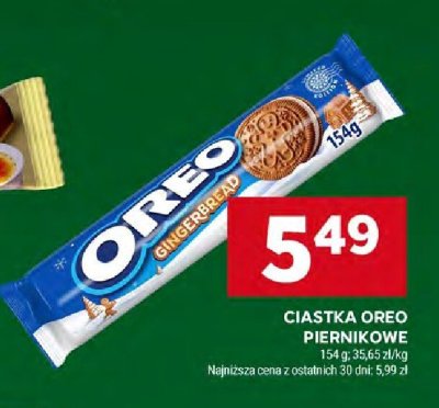 Ciastka Oreo piernikowe 154 g promocja w Stokrotka
