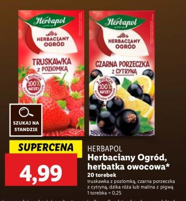 Herbata dzika r贸偶a Herbapol herbaciany ogr贸d promocja