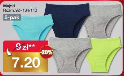 Majtki chłopięce Rozm. 92-134/140, 5-pak promocja w Woolworth