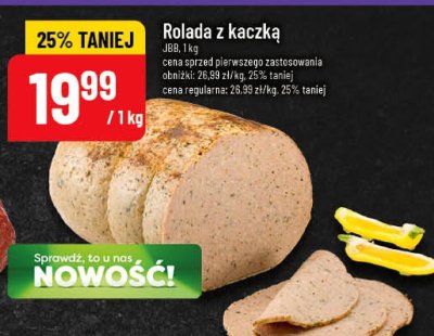 Rolada z kaczką promocja w POLOmarket