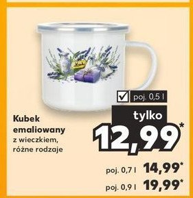 Kubek emaliowany 0.9 l promocja