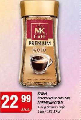 Kawa rozpuszczalna MK Cafe Premium Gold promocja w Chorten