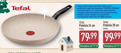 Patelnia 24 cm TEFAL promocja w Aldi