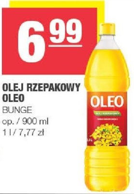Olej rzepakowy Oleo Kujawskie promocja w SPAR