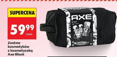 Zestaw kosmetyków z kosmetyczką Axe Black promocja w Biedronka