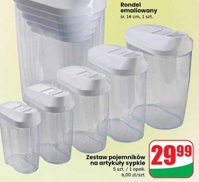 Zestaw pojemnik贸w promocja w Dino