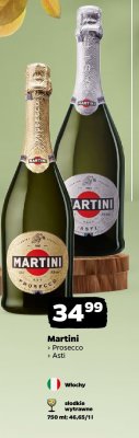 Wino musujące Martini Prosecco promocja w Netto