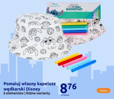 Pomaluj własny kapelusz wędkarski 6 elementów różne warianty promocja w Action