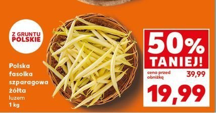 Fasolka szparagowa żółta polska promocja