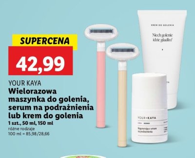 Regenerujące serum na podrażnienia Your kaya promocja