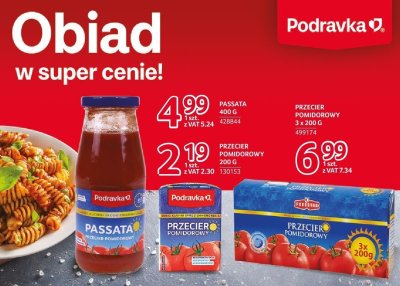 Przecier pomidorowy Passata Podravka promocja w Selgros