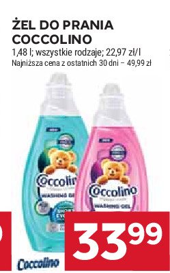 Żel do prania ultra care Coccolino promocja w Stokrotka